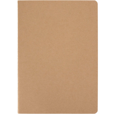 Logotrade promotional item picture of: Slyk A5 kraft cahier notebook with ruled pages