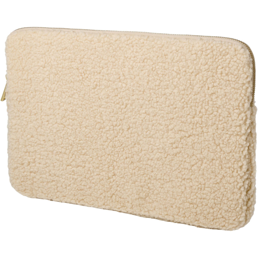 Logo trade advertising product photo of: Bear 13" GRS recycled sherpa laptop sleeve 2L