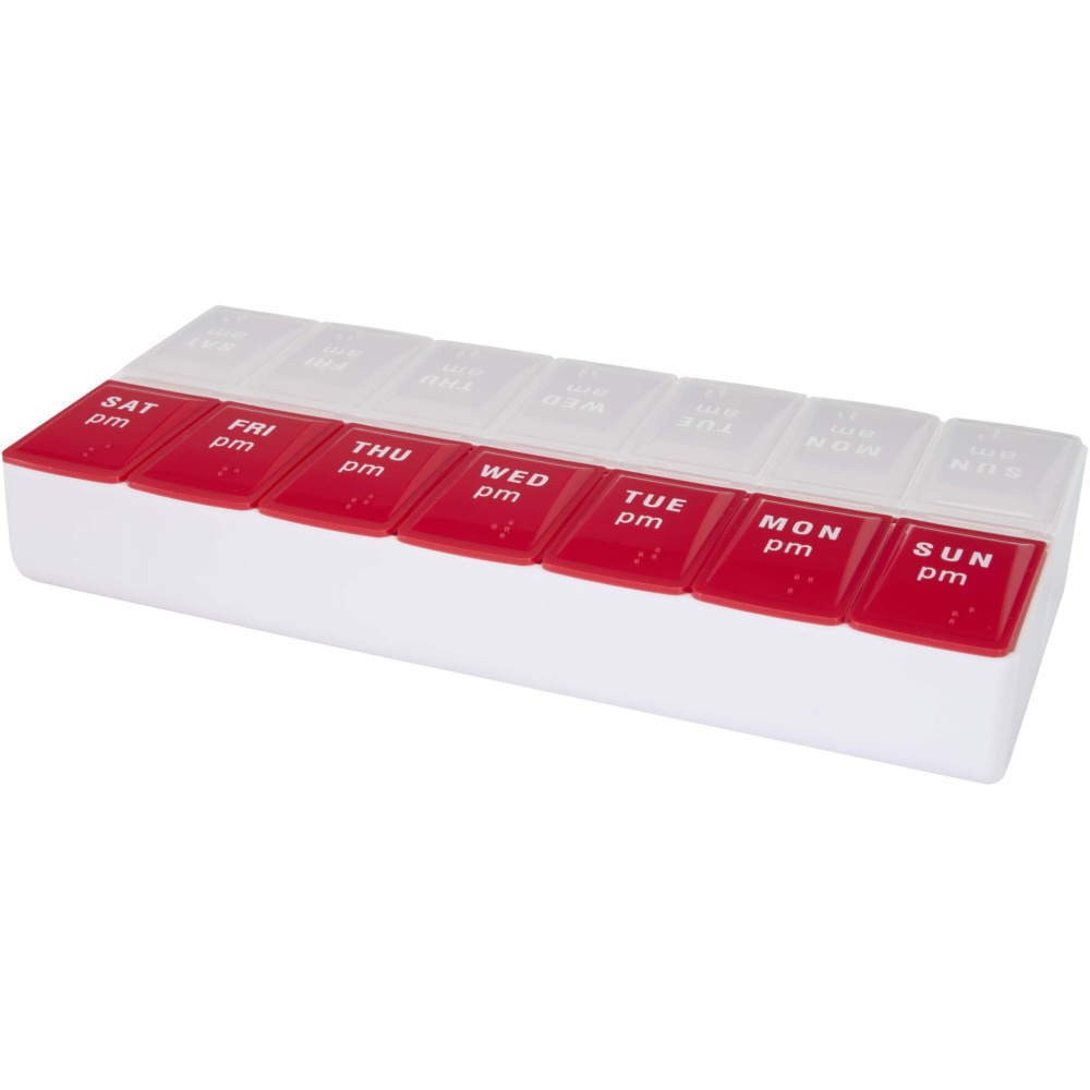 Logo trade advertising products picture of: Cycle 7-day AM/PM multi-vitamin organiser