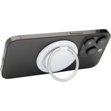 Logotrade business gift image of: Albali recycled plastic magnetic phone holder with ring stand