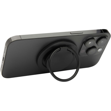 Logotrade promotional giveaway picture of: Albali recycled plastic magnetic phone holder with ring stand