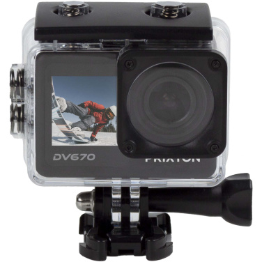 Logo trade corporate gift photo of: Prixton DV670 4K dual screen action camera