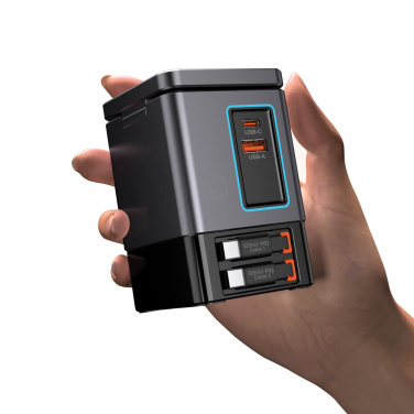 Logotrade promotional items photo of: Urban Vitamin Sacramento 105W GAN charger+retractable cables