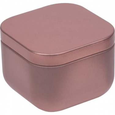 Logo trade promotional merchandise image of: Candle in tin PRAGUE