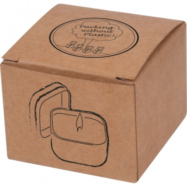 Logo trade corporate gift photo of: Candle in tin PRAGUE