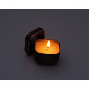 Logotrade promotional items photo of: Candle in tin PRAGUE