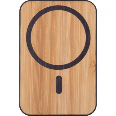 Logo trade advertising product photo of: Wireless power bank 5 000 mAh CAIRO