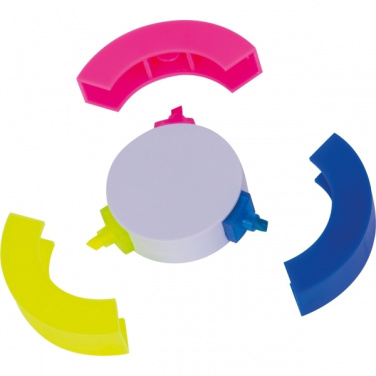 Logo trade promotional gifts image of: 3-in-1 Highlighter ANDORRA