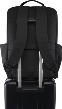 Logo trade promotional items image of: Libra 15” GRS recycled laptop backpack 15L