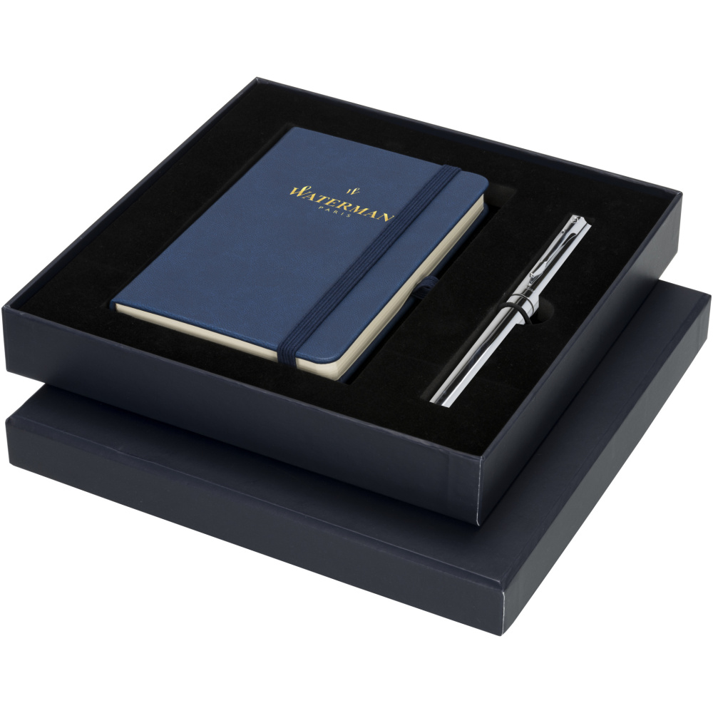 Logo trade advertising products image of: Waterman gift box with A6 notebook