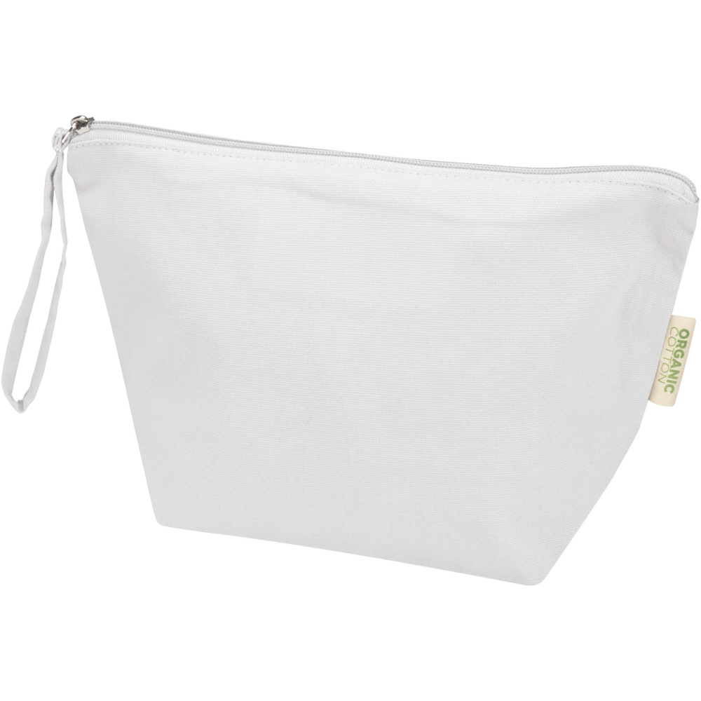 Logo trade promotional gift photo of: Odisha 180 g/m² OCS organic large accessory pouch 3L