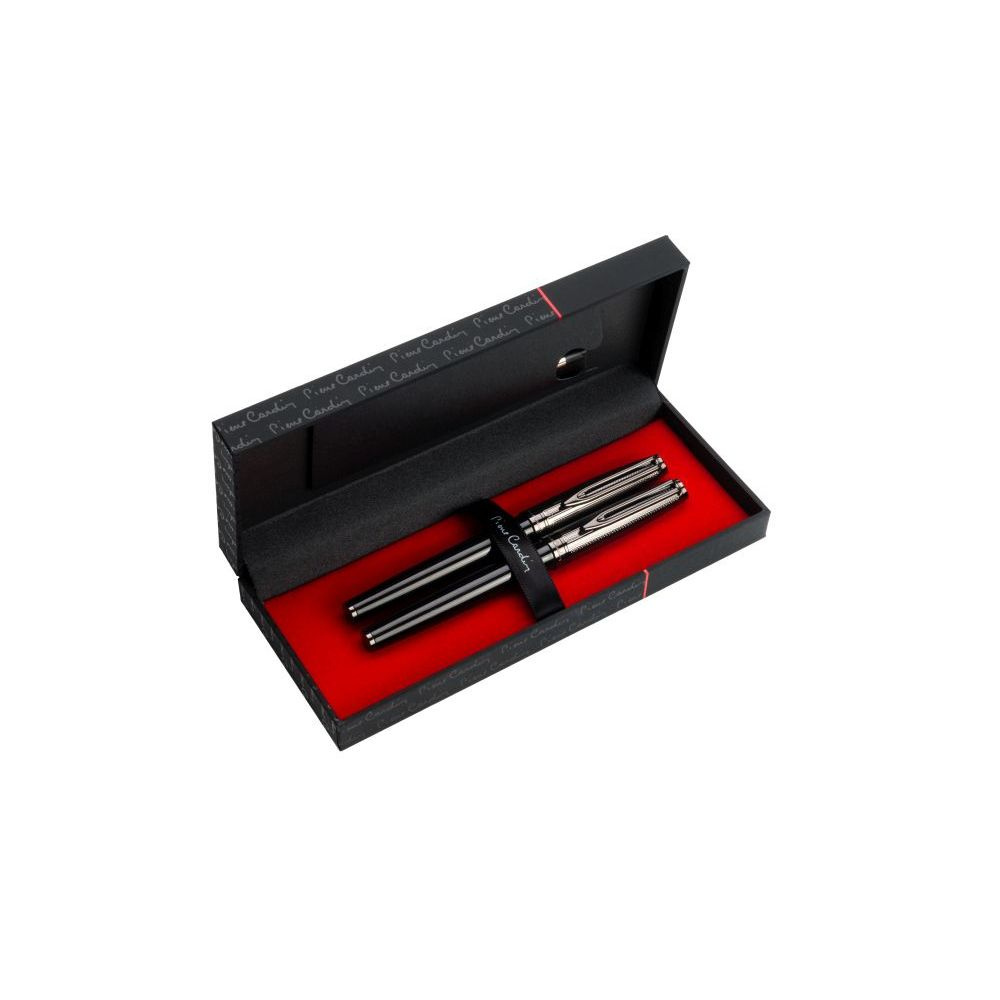 Logo trade promotional items image of: Writing set rollerball pen and fountain pen ODETTE Pierre Cardin