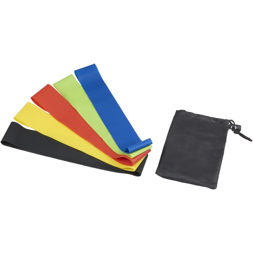 Logotrade ärikingituse foto: Vastupidavad elastsed treeningrihmad