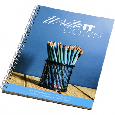 Logo trade reklaamtoote pilt: Desk-Mate® A5 spiraalmärkmik