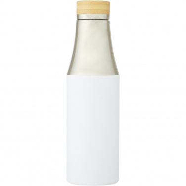 Logo trade firmakingituse pilt: Hulan 540 ml vasest vaakumisolatsiooniga roostevabast terasest pudel bambusest kaanega