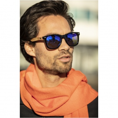 Logo trade ärikingituse pilt: Hiru rPET/puidust peegeldatud polariseeritud päikeseprillid kinkekarbis