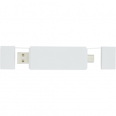 Logo trade ärikingituse pilt: Mulani kahekordne USB 2.0 jaotur
