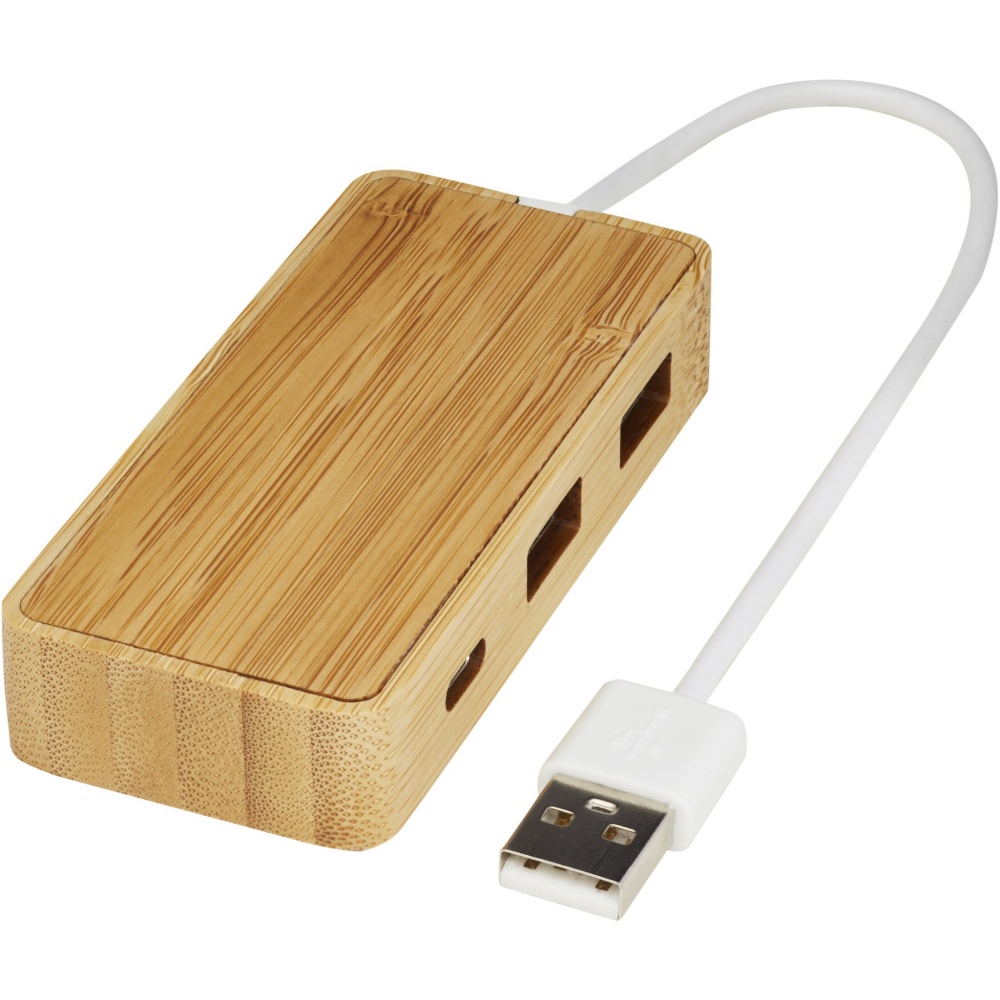 Logo trade firmakingi pilt: Tapase bambusest USB-jaotur