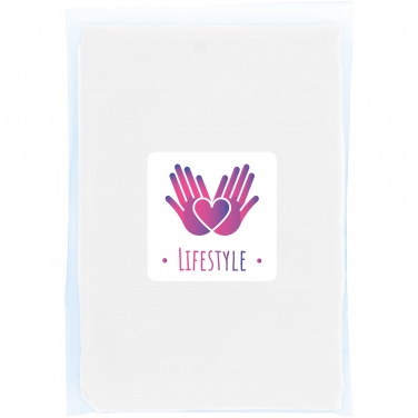 Logotrade firmakingituse foto: Maiade taaskasutatud plastikust ühekordne vihmapontšo koos säilituskotiga