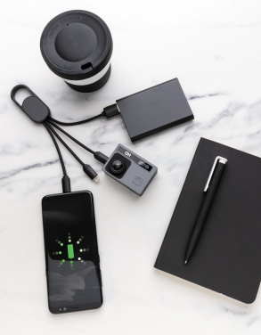 Logotrade ärikingitused pilt: 4-ühes laadimiskaabel karabiiniga