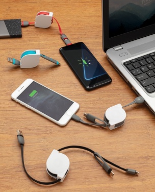 Logotrade firmakingituse foto: Kolm-ühes laadimiskaabel