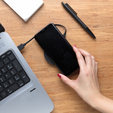 Logo trade firmakingid foto: 5 W juhtmevaba laadimisalus ümmargune