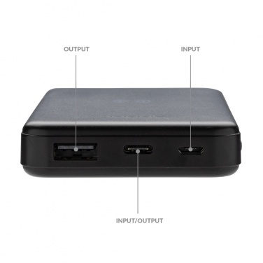 Logotrade firmakingi foto: RCS taaskasutatud plastist 5000 mAh 5W juhtmevaba akupank