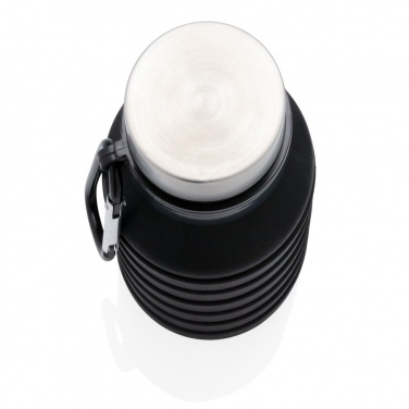 Logo trade meened foto: Lekkekindel kokkupandav kaanega silikoonpudel