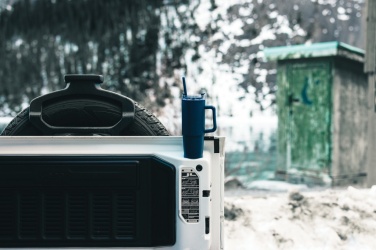 Logo trade meene pilt: Käepidemega termoskruus, 900 ml