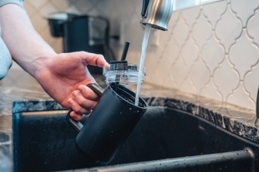 Logotrade reklaamkingitused pilt: Cube RCS sertifikaadiga taaskasutatud terasest kruus 800ml