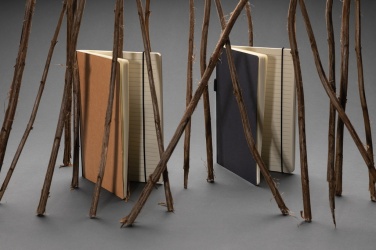 Logo trade firmakingituse pilt: A5 deluxe kraft kõvakaaneline märkmik