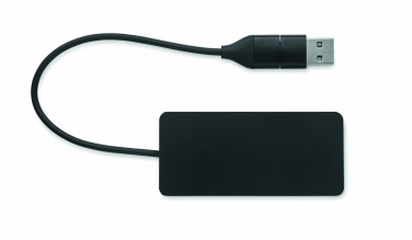 Logotrade reklaamkingid pilt: 3-pordiline USB-jaotur 20 cm kaabliga
