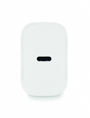 Logo trade ärikingi pilt: 20W 2-pordiline USB-laadija EU pistik