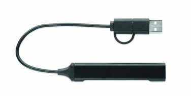 Logotrade firmakingid pilt: USB 4 pordiga jaotur 19 cm
