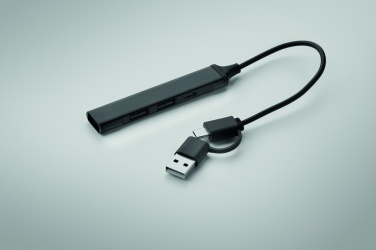 Logotrade reklaamkingi foto: USB 4 pordiga jaotur 19 cm