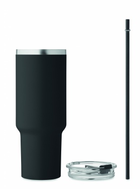 Logo trade reklaamtooted foto: Suur roostevabast terasest termoskruus, 1200 ml