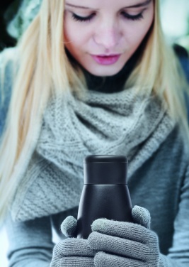 Logotrade meened pilt: Sooja-jahe topeltseinaga pudel