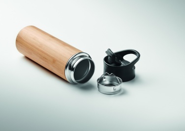 Logotrade firmakingituse foto: Bambusest 450ml termospudel