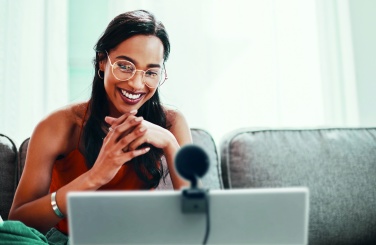 Logotrade reklaamkingi foto: 1080P HD veebikaamera ja helina tuli