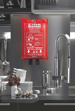 Logo trade meene pilt: Tulekustutustekk kotis 100x95cm