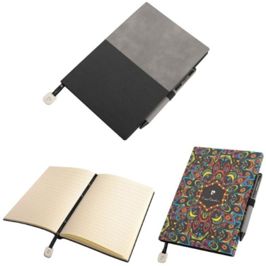 Logo trade firmakingituse pilt: Märkmik A5 ja pastapliiats REPORTER Pierre Cardin