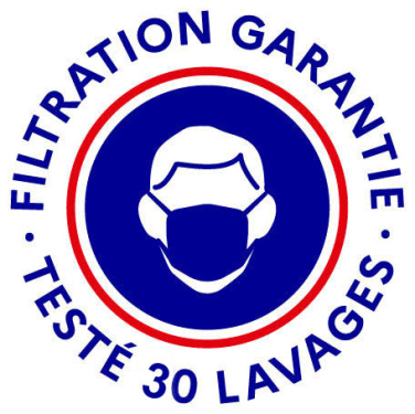 Logo trade reklaamtoote pilt: MARS PRO puuvillane mask (suurus M) koos tasku ja HEPA-filtriga 1380165