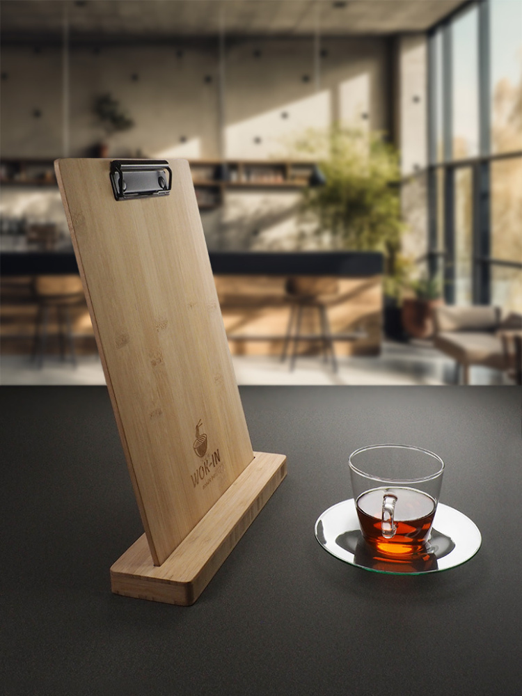 Logo trade ärikingid foto: Menüü alus klambriga 2088292