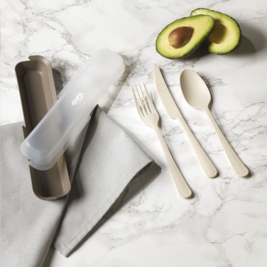 Logotrade firmakingi foto: 3-osaline söögiriistade komplekt piknikule