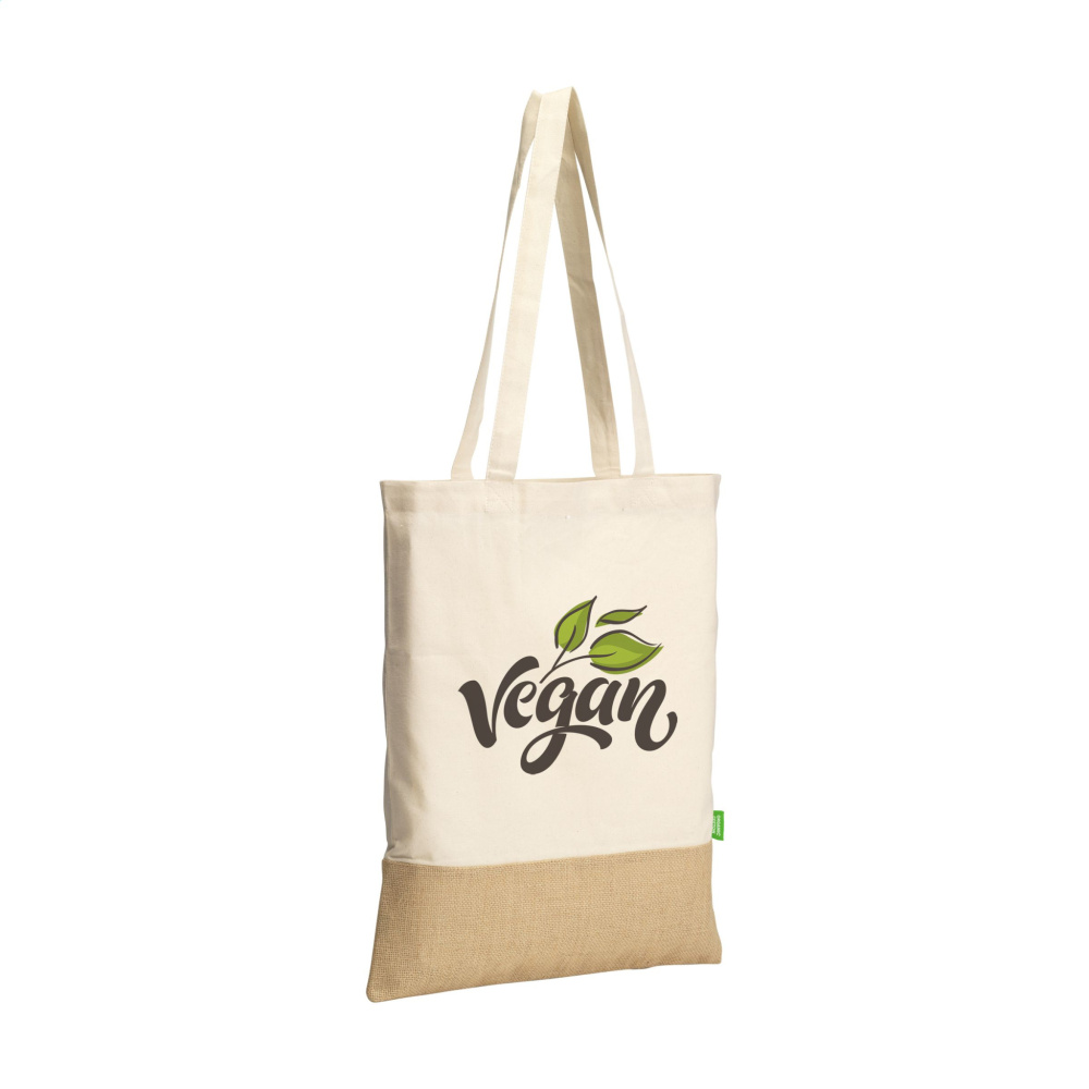 Logo trade ärikingituse pilt: Combi Organic Shopper kott (160 g/m²).