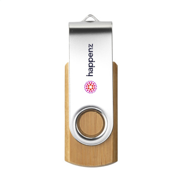 Logotrade firmakingid pilt: USB Twist Bamboo 16 GB