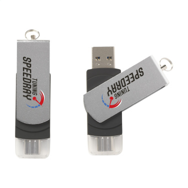 Logo trade reklaamtoote pilt: USB Dual Connect 3.0 – C-tüüpi 8 GB