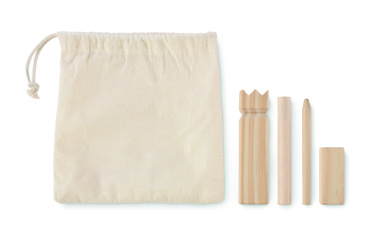 Logotrade reklaamkingitused pilt: KING PETIT männipuidust õuemäng