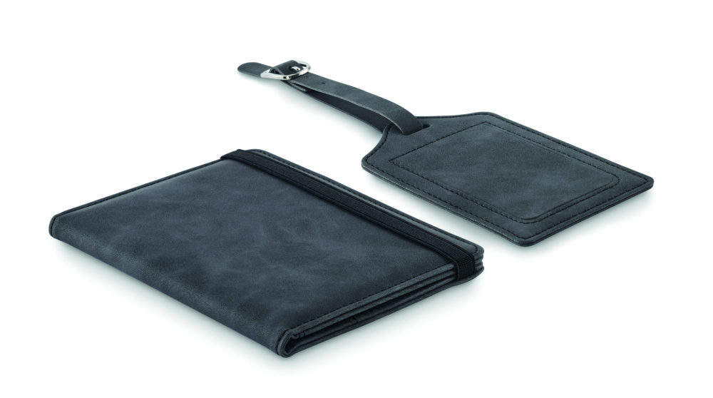 Logotrade meene foto: JETTAG passi ja pagasilipikute komplekt