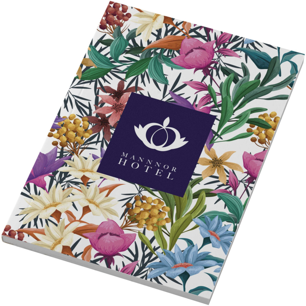 Logo trade meened foto: Novella Austen A6 pehmekaaneline märkmik - 50 lehte